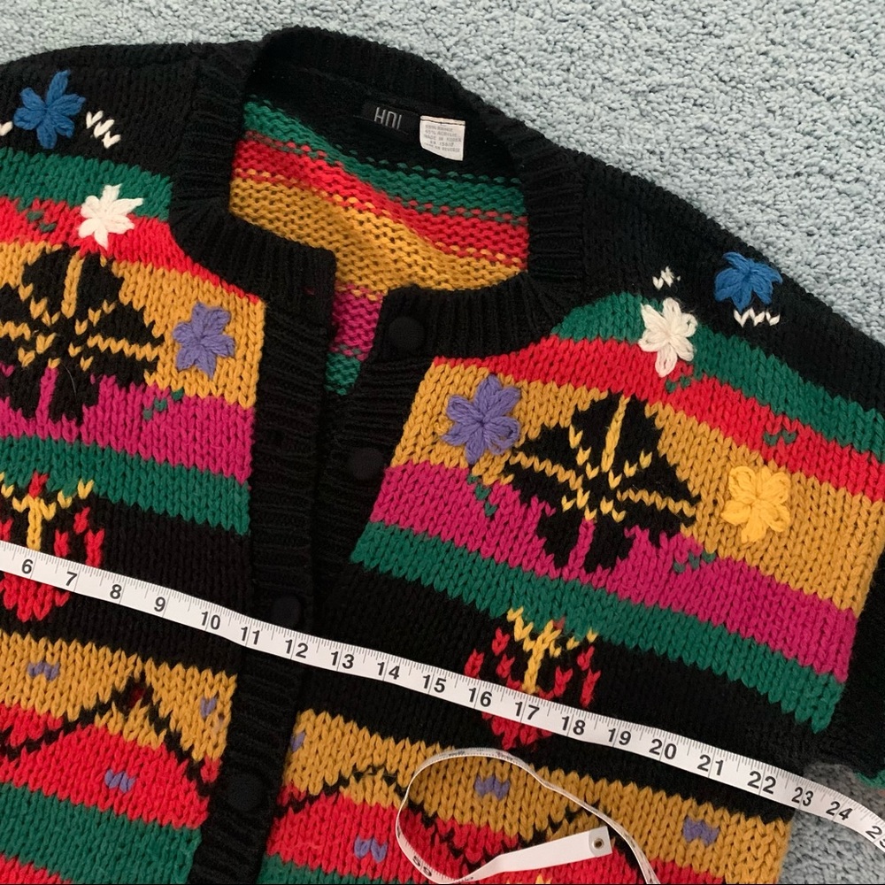 Vintage sunset stripe cardigan - Picture 3 of 4